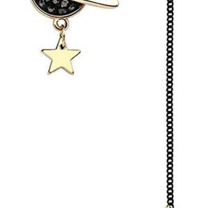 Stylish Mismatched Moon Star Earrings - Hypoallergenic Dangle Jewelry For Women